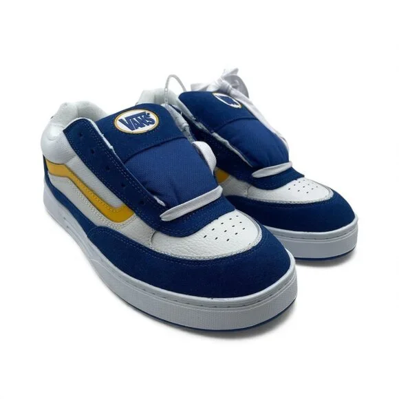 Vans Skate Estazzo Skateboard Shoe - Blue/Yellow Men’s SZ 11.5